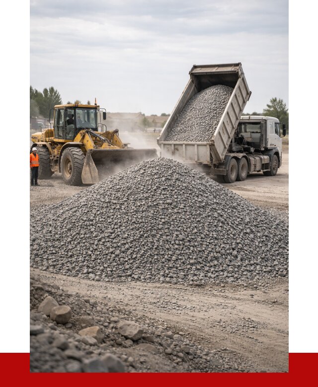 Купить щебень с доставкой в Ухте от 2531 руб. | ПРОНЕРУДХта