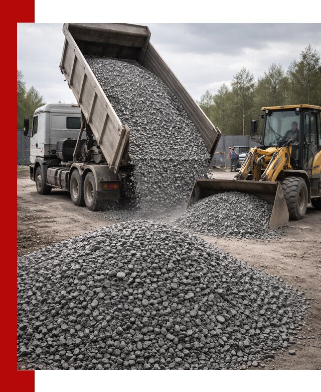 Доставка и продажа щебня гранитного в Ухте