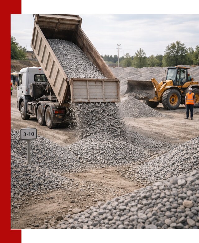Гранитный щебень фракции 3–10: доставка и продажа в Ухте