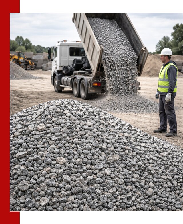 Доставка и продажа гранитного щебня фракции 5-20 в Ухте