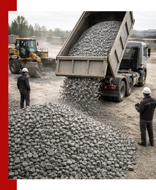 Доставка гранитного щебня фракции 20-40 в Ухте