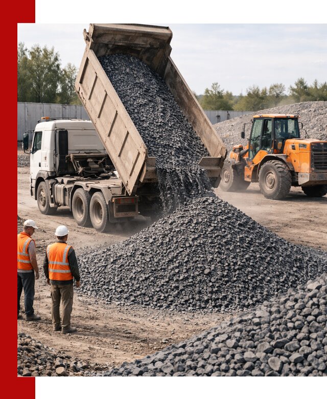 Доставка и продажа щебня габбро-диабаза в Ухте