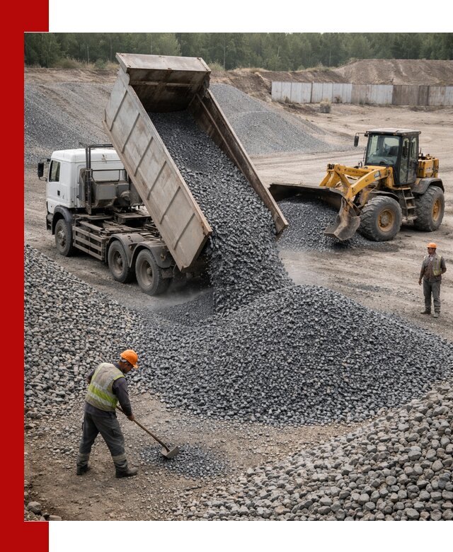 Щебень габбро-диабаз фр. 5-20 с доставкой в Ухте