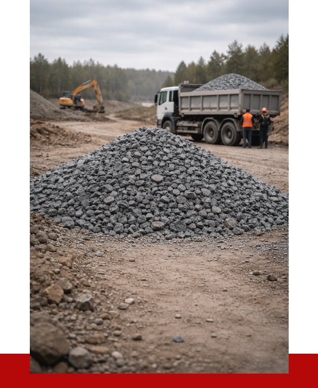 Щебень габбро диабаз фракция 40-70 в Ухте от 2228 р-ПРОНЕРУДХта