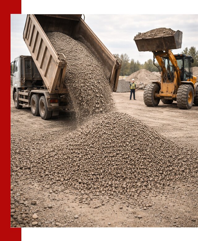 Гравийный щебень фракция 3–10 с доставкой в Ухте