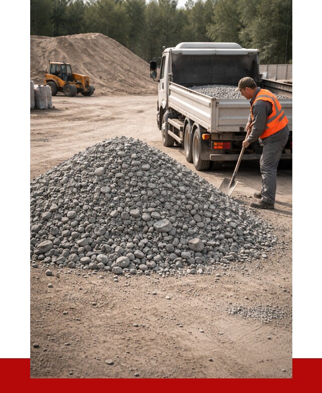 Гравийный щебень фракция 5-10 в Ухте от 2228 р. | ПРОНЕРУДХта