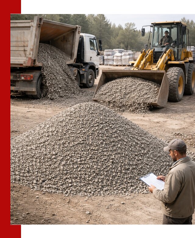 Гравийный щебень фракция 5–10 с доставкой в Ухте
