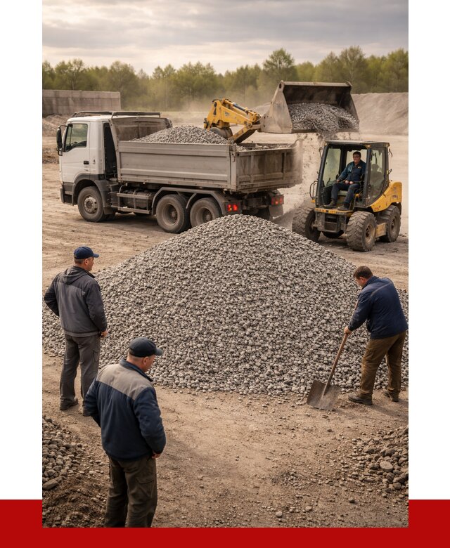 Гравийный щебень фракция 5-20 в Ухте от 2430 р. ПРОНЕРУДХта