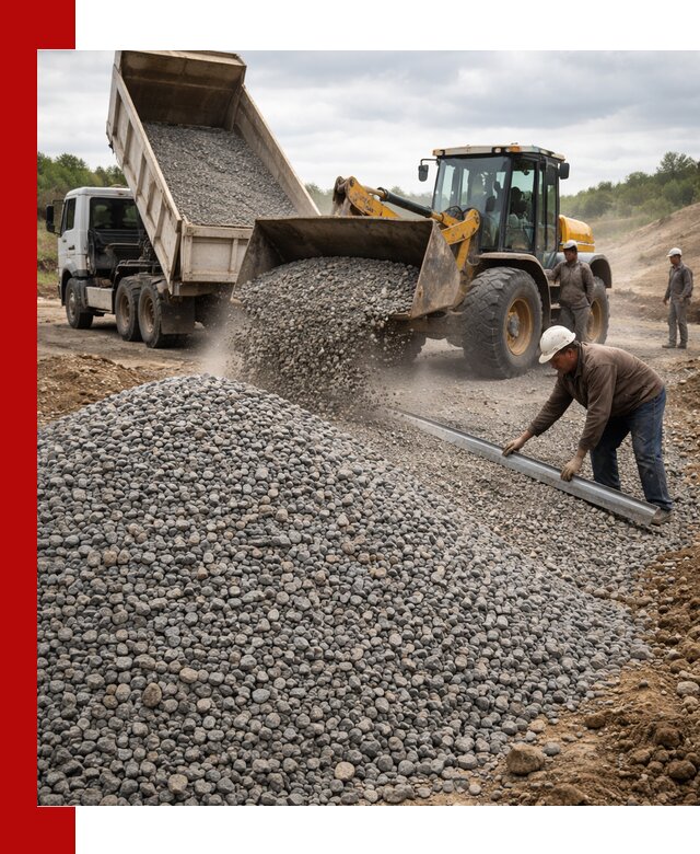 Гравийный щебень фракция 5-20 с доставкой в Ухте