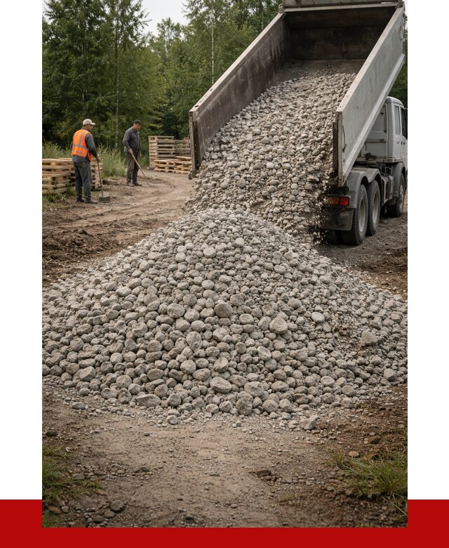 гравийный щебень фракция 70-120 в Ухте от 2481 р. ПРОНЕРУДХта