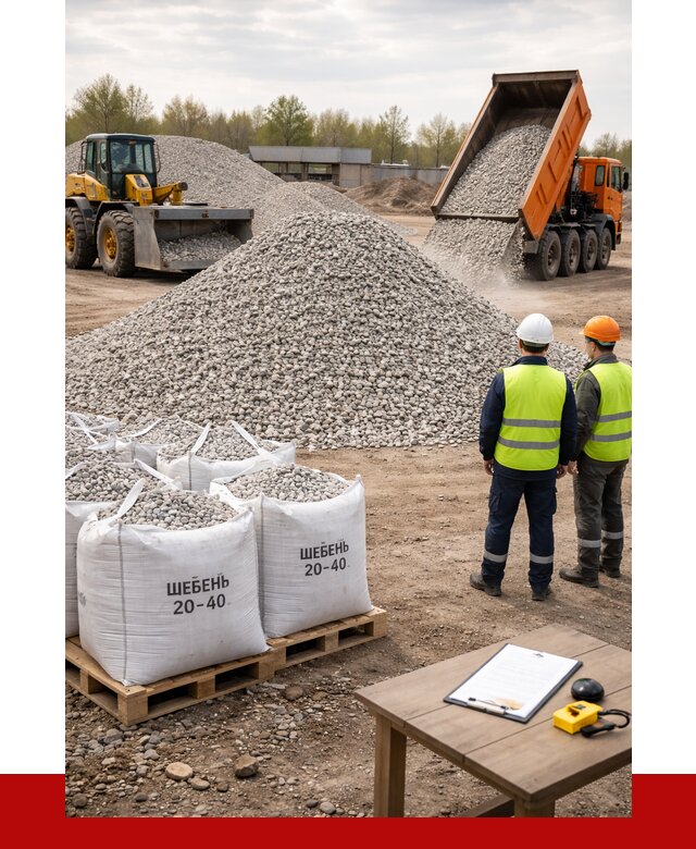 Известняковый щебень 20-40 в Ухте от 2126 р. ПРОНЕРУДХта