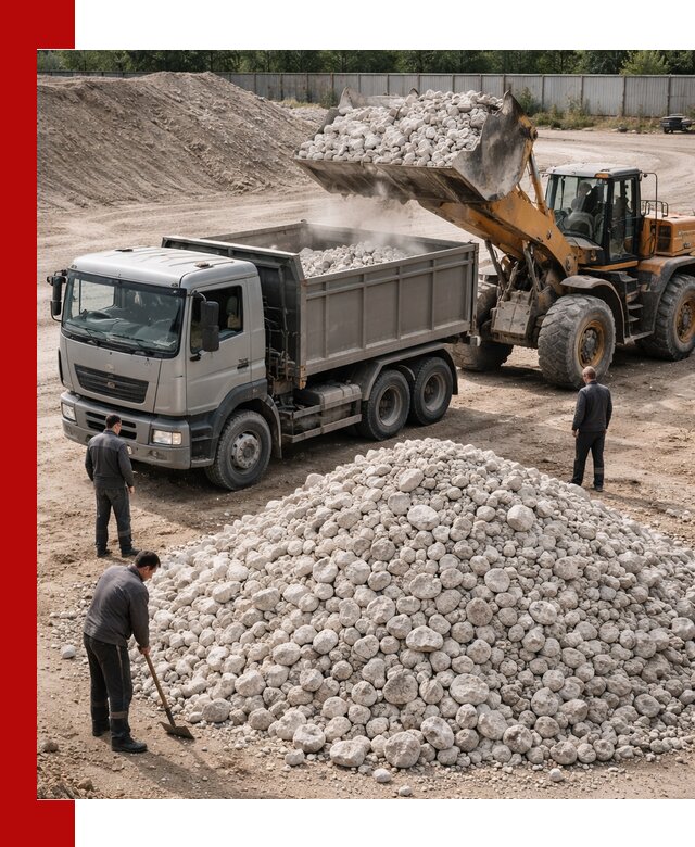 Известняковый щебень фракция 70–150 с доставкой в Ухте