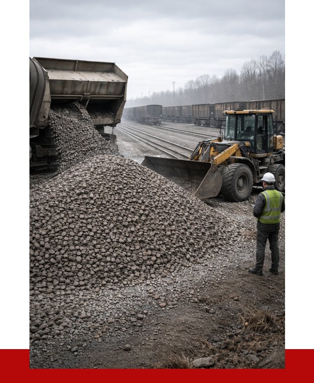 Купить железнодорожный щебень в Ухте от 2835 р. | ПРОНЕРУДХта