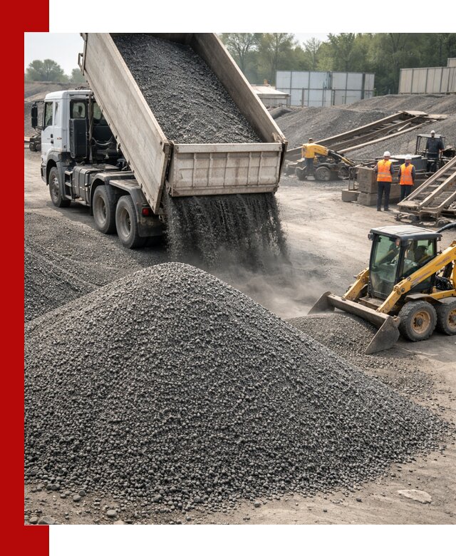 Вторичный щебень фракция 0–5 с доставкой в Ухте