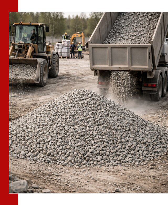 Вторичный щебень фракции 5-20 в Ухте — доставка и продажа крупнотоннажно