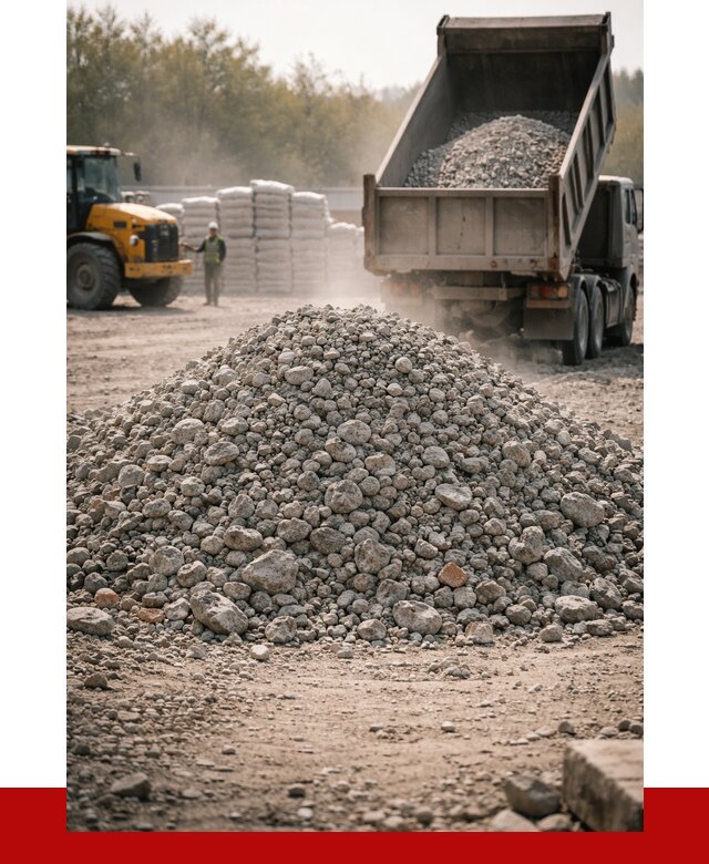 Вторичный щебень фракция 70-150 в Ухте от 1418 р. | ПРОНЕРУДХта