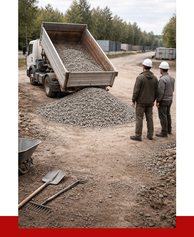 Бетонный щебень фракция 5-20 в Ухте от 3240 р., ПРОНЕРУДХта