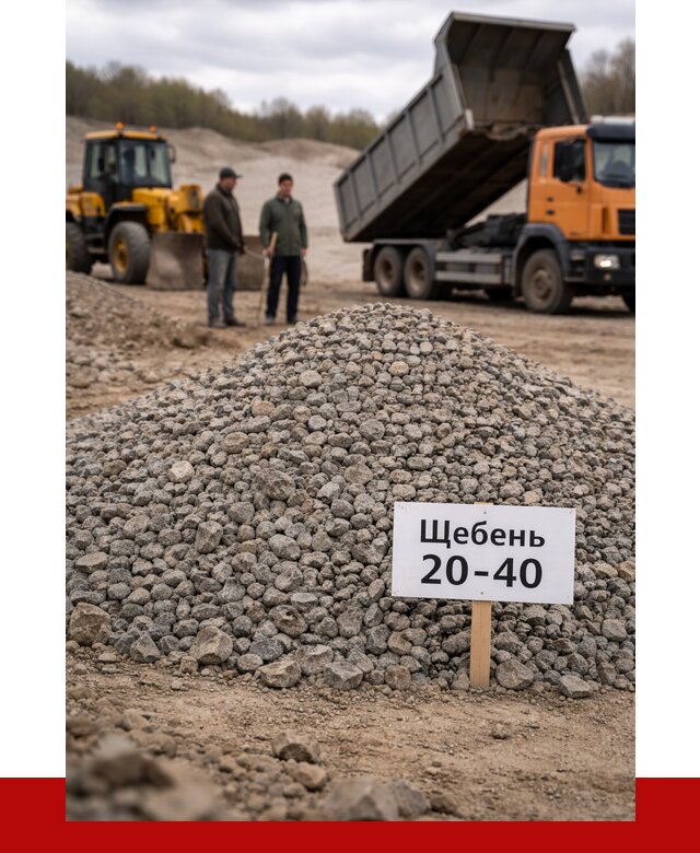 Бетонный щебень фракция 20-40 в Ухте от 2481 р. | ПРОНЕРУДХта