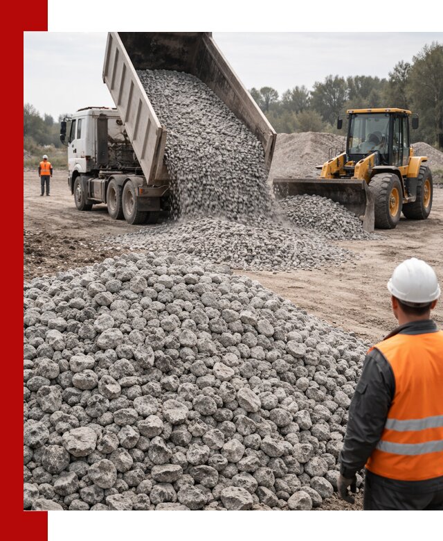 Доставка бетонного щебня фракции 20-40 в Ухте