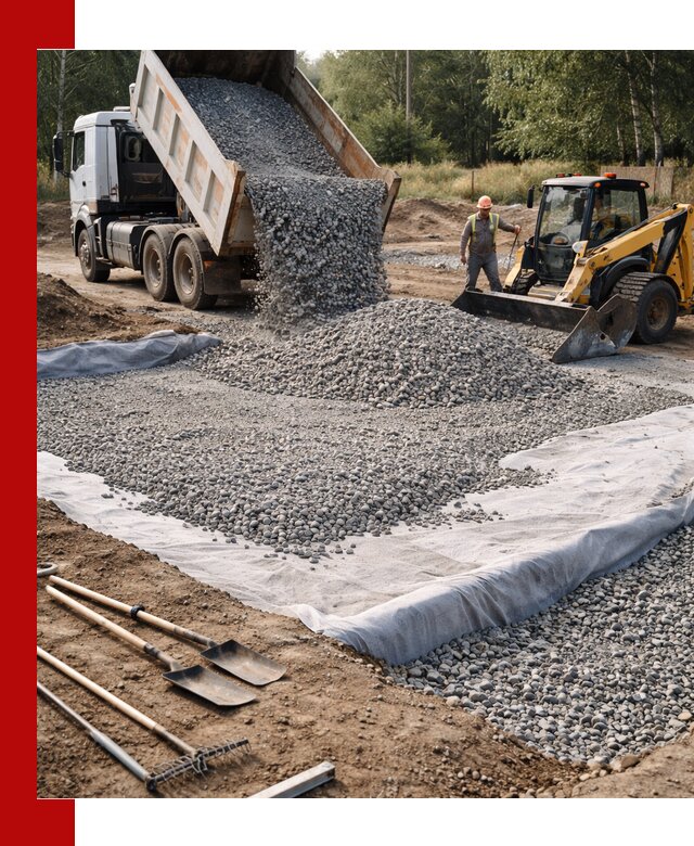 Щебень для фундамента с доставкой в Ухте