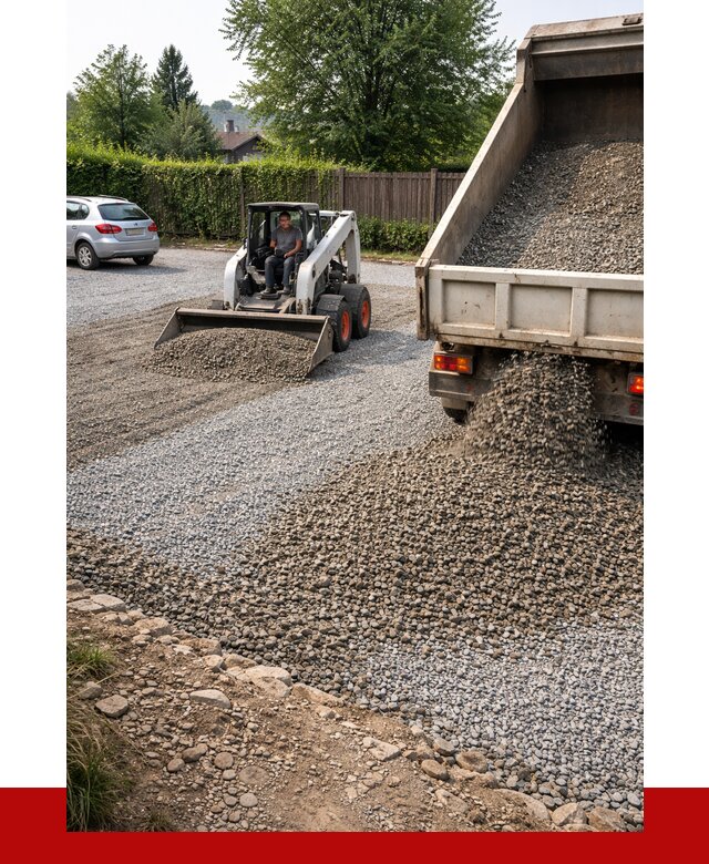 Щебень для парковки в Ухте с доставкой от 1215 р.| ПРОНЕРУДХта