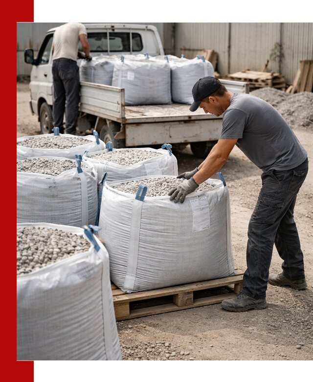 Доставка щебня в мешках по выгодным ценам в Ухте