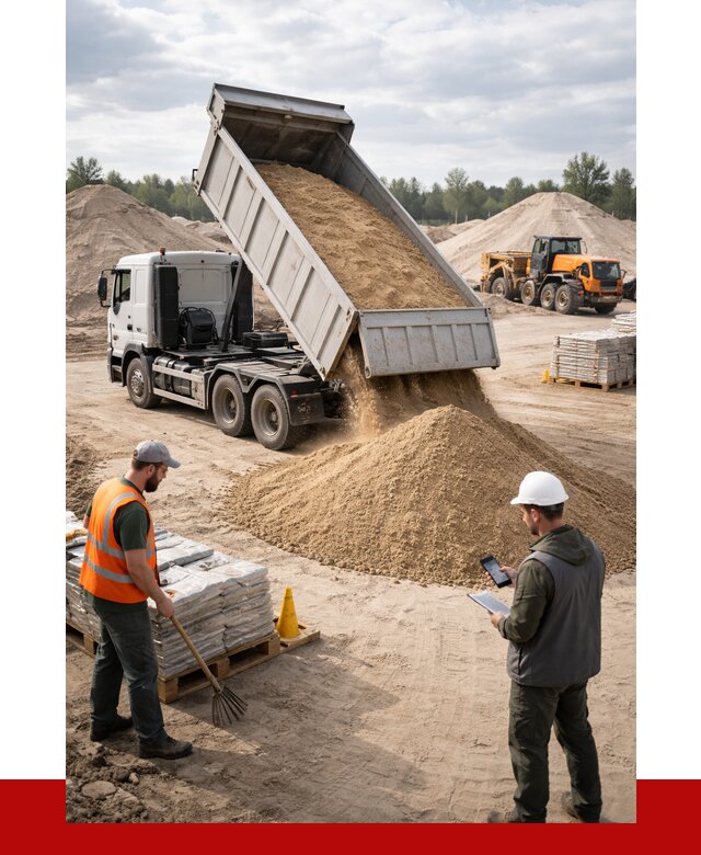 Карьерный песок с доставкой в Ухте от 3645 р. ПРОНЕРУДХта