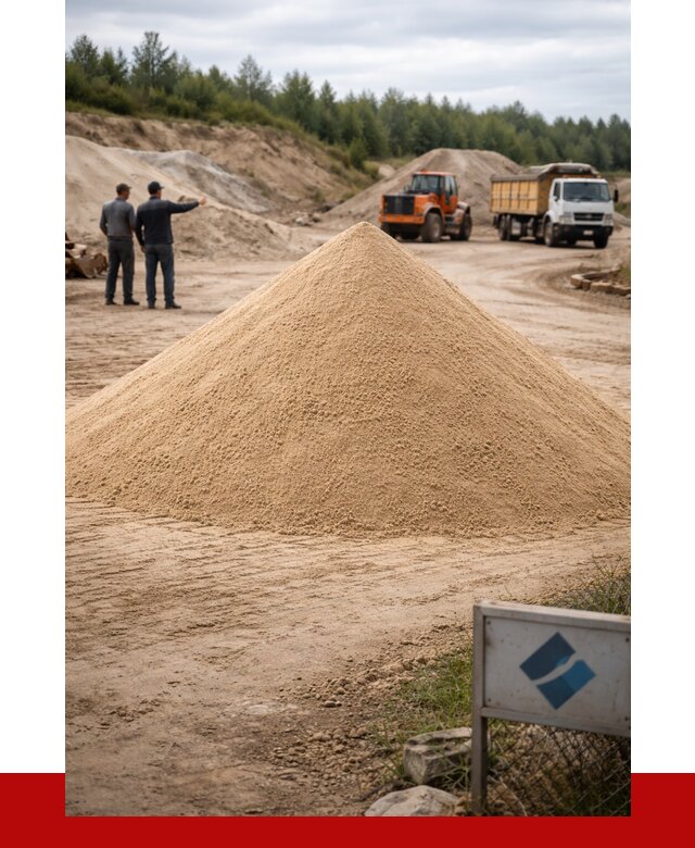 Карьерный песок навалом в Ухте от 1823 р. | ПРОНЕРУДХта