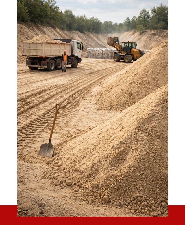 Карьерный песок мелкозернистый в Ухте от 9113 р. | ПРОНЕРУДХта