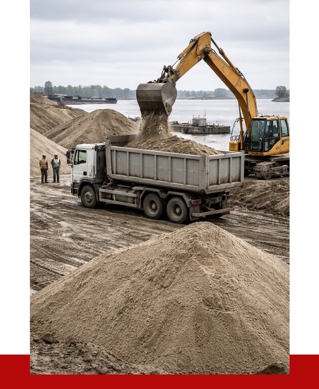 Купить речной песок навалом в Ухте от 1823 р., ПРОНЕРУДХта