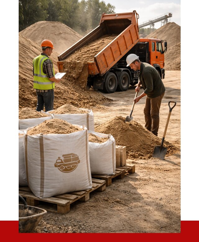 Строительный песок в Ухте от 2228 р. с доставкой, ПРОНЕРУДХта