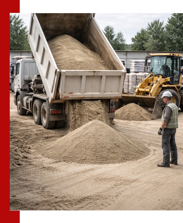 Поставка и доставка песка для бетона в Ухте