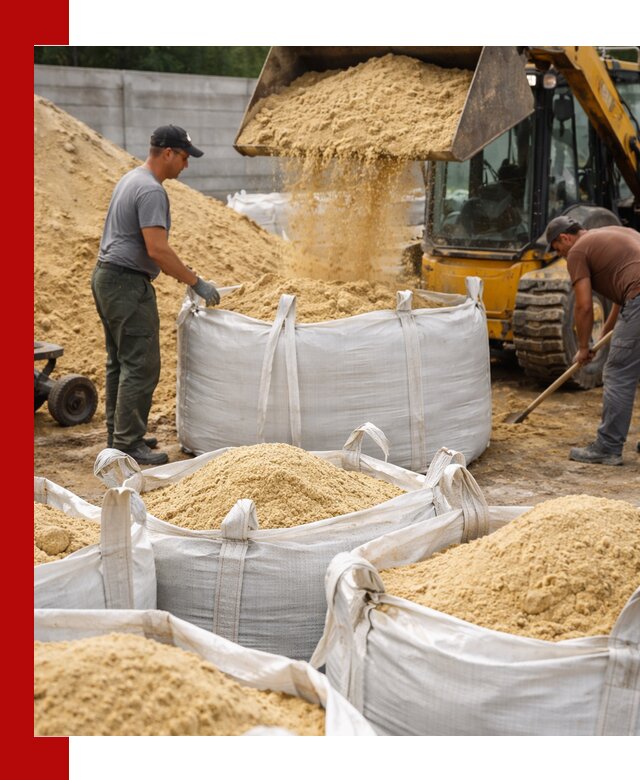 Поставка качественного песка для кладки в Ухте