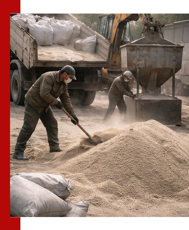 Кварцевый песок для пескоструя в Ухте — доставка и качество