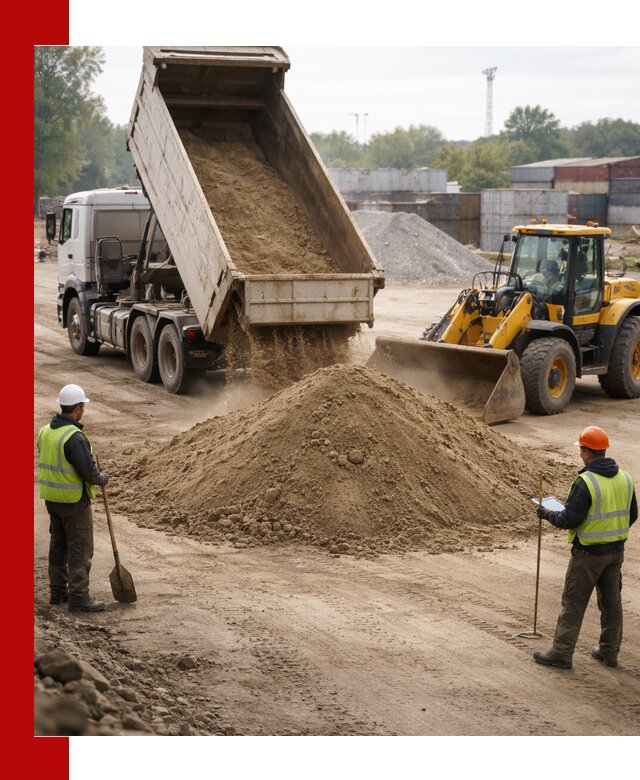 Доставка и продажа пескогрунта оптом и в розницу в Ухте