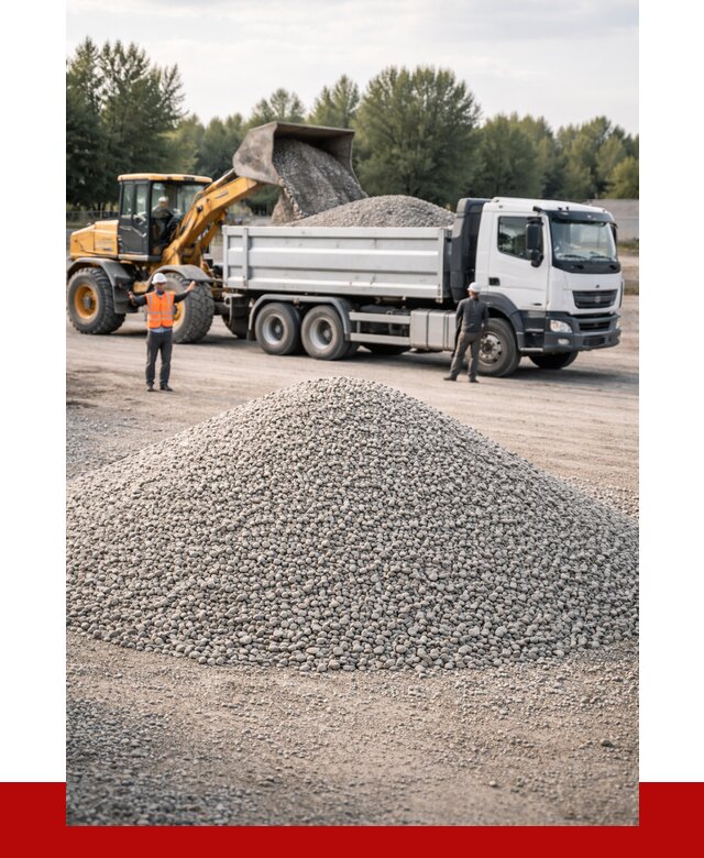 Купить мытый гравий в Ухте от 3544 р, доставка ПРОНЕРУДХта