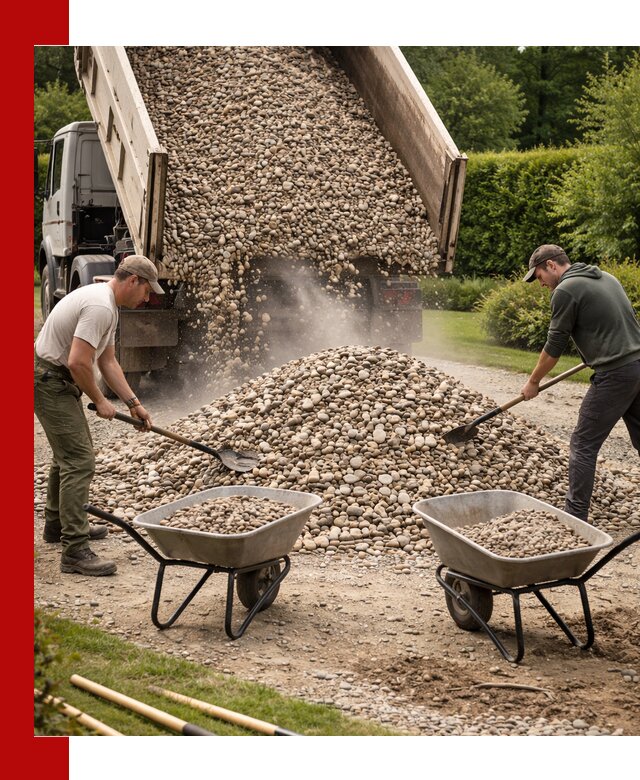 Доставка и продажа декоративной гальки в Ухте