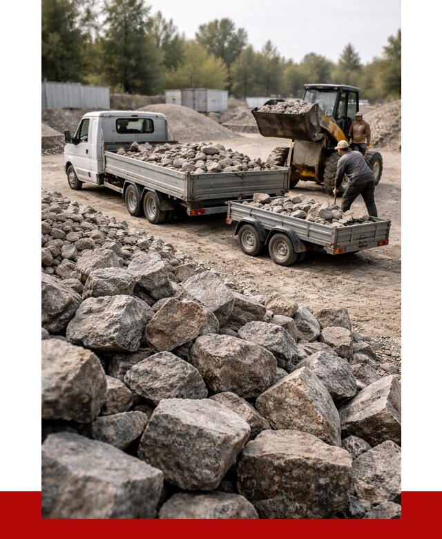 Купить бутовый камень гранитный в Ухте от 2835 р. | ПРОНЕРУДХта