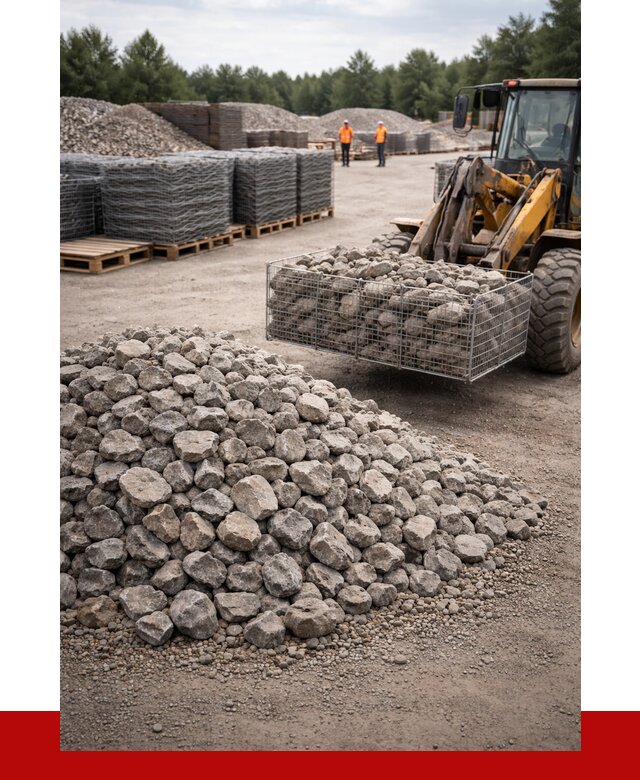 Камень для габионов фракция 70-150 в Ухте от 4253 р. | ПРОНЕРУДХта