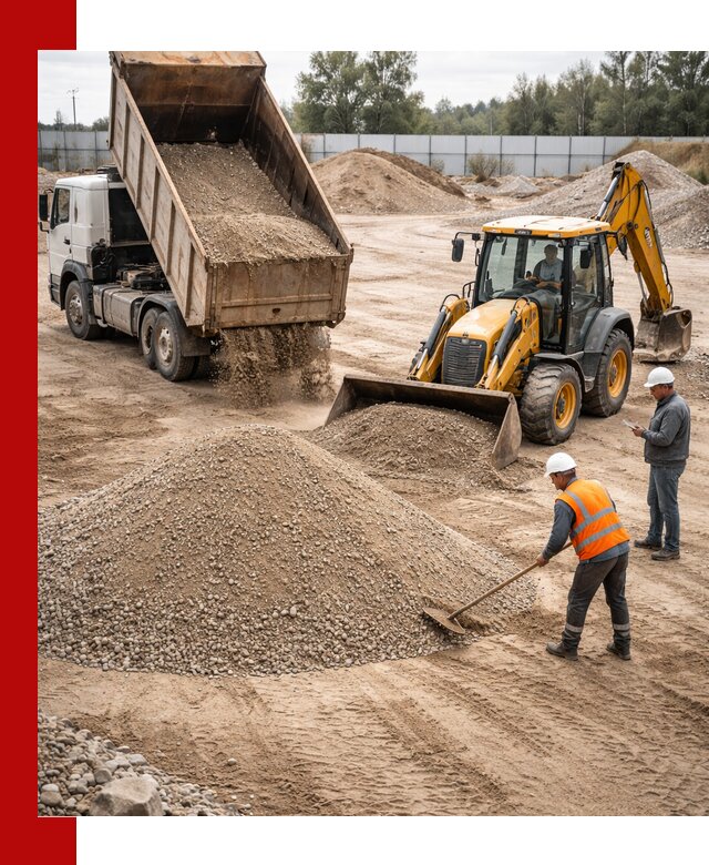 Поставка и доставка ПГС С4 в мешках и самосвалах в Ухте