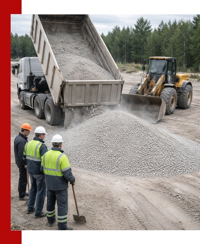 Известняковый отсев 0-5 доставка в Ухте быстро и выгодно