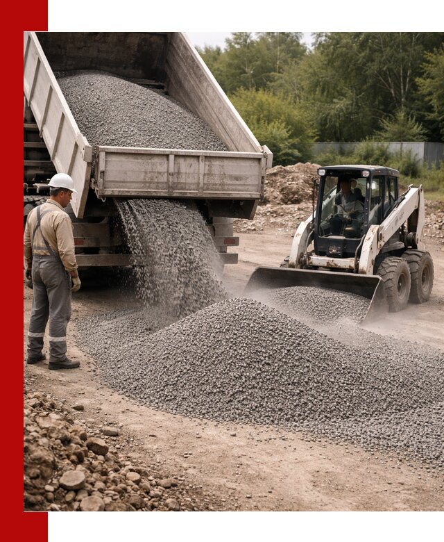 Доставка гравийного отсева 0-5 в Ухте оптом и в розницу