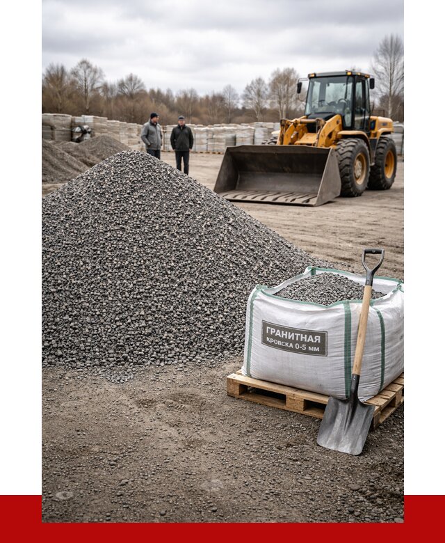 Купить гранитную крошку в Ухте от 4860 р. с доставкой | ПРОНЕРУДХта