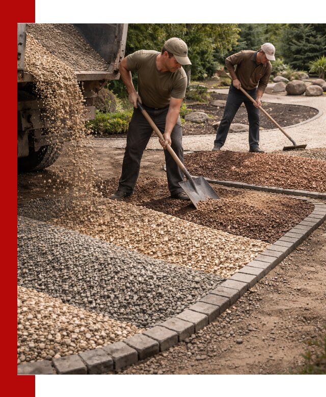 Декоративная крошка для ландшафта в Ухте — продажа и доставка