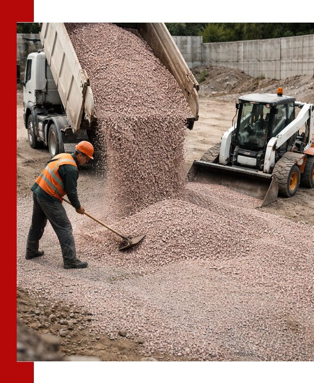 Крошка розовый гранит с доставкой в Ухте от производителя