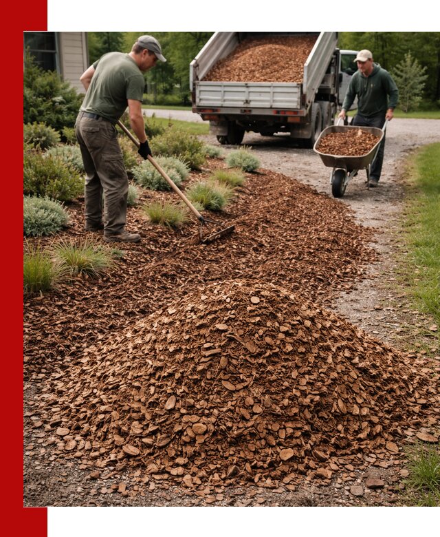 Крошка для мульчирования с доставкой в Ухте