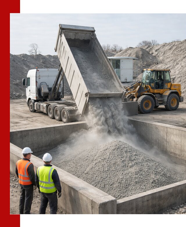 Доставка цемента навалом в Ухте крупными партиями