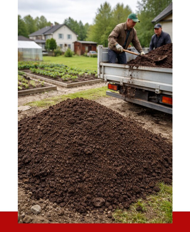 Плодородный грунт в Ухте с доставкой от 4253 р. | ПРОНЕРУДХта