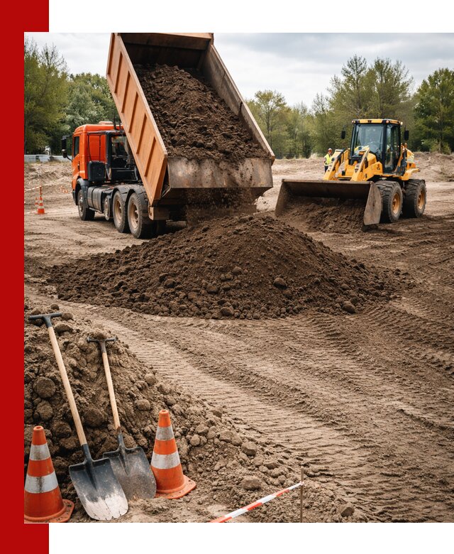 Поставка и доставка планировочного грунта в Ухте