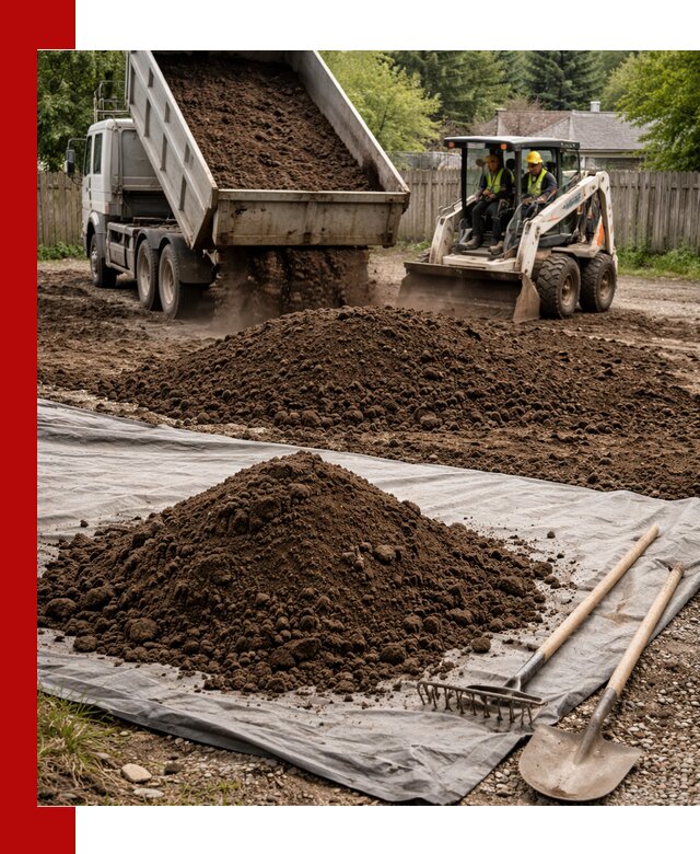 Грунт для отсыпки участка с доставкой в Ухте